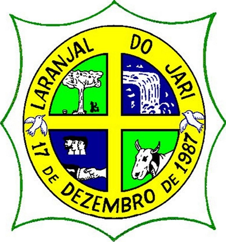 Brasão da cidade de Laranjal Do Jari