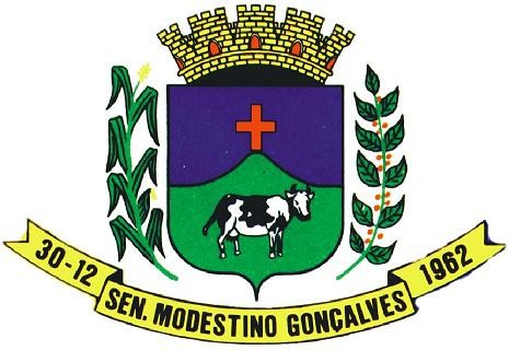 Brasão da cidade de Senador Modestino Goncalves