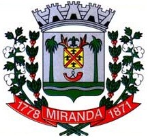 Brasão da cidade de Miranda