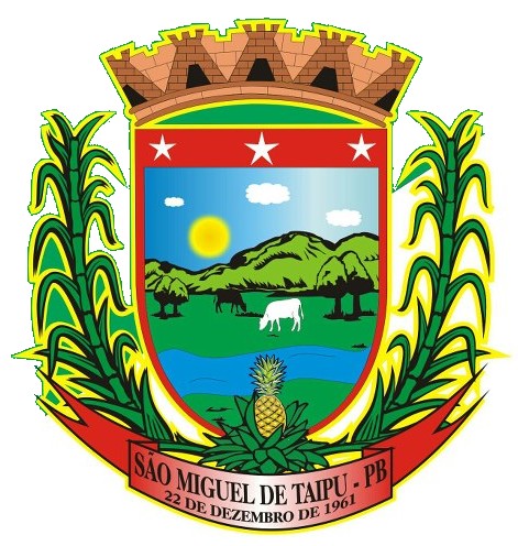 Brasão da cidade de Sao Miguel De Taipu