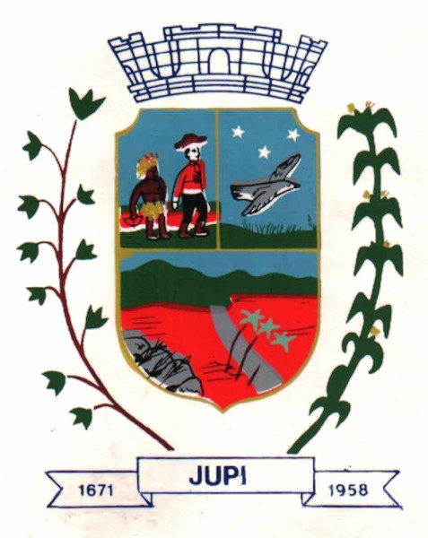 Brasão da cidade de Jupi