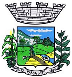 Brasão da cidade de Passa Sete