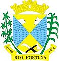 Brasão da cidade de Rio Fortuna