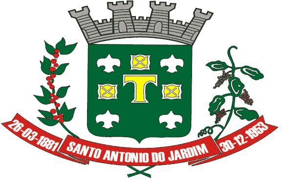Brasão da cidade de Santo Antonio Do Jardim