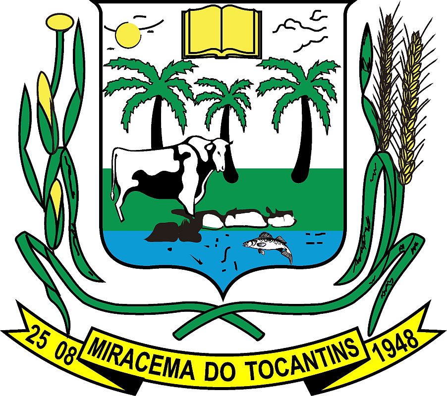 Brasão da cidade de Miracema Do Tocantins